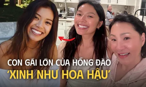 Con gái lớn của Hồng Đào được khen 'xinh như hoa hậu'