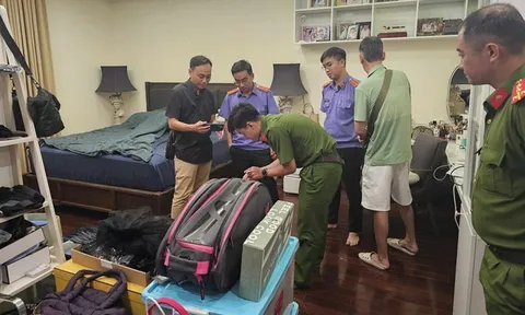 Công an khám xét căn Villa của Trương Ngọc Ánh, thu thập nhiều tài liệu, vật chứng quan trọng