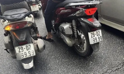 Xác minh 2 xe SH trùng biển số tứ quý 9999 “song hành” trên phố