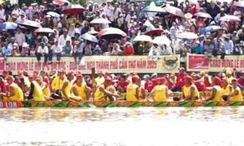 Nô nức tranh tài Giải đua ghe Ngo lớn nhất miền Tây