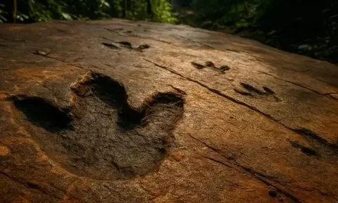 Phát hiện dấu chân khủng long 110 triệu năm tuổi tại rừng Amazon