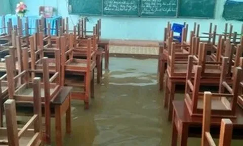 Học sinh 58 xã, phường phía đông Gia Lai nghỉ học tránh bão Kalmaegi