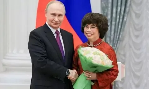 Tổng thống Nga Vladimir Putin: 'Các dự án của bà Thái Hương góp phần tăng cường hợp tác chiến lược giữa hai nước'
