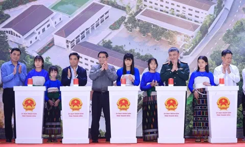 TỔNG THUẬT: Khởi công xây dựng các trường phổ thông nội trú tại các xã biên giới đất liền