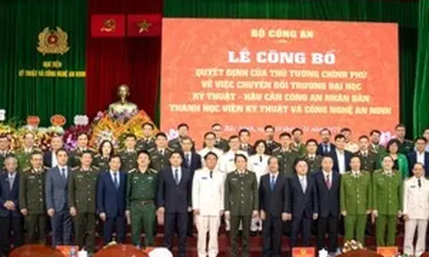 Phấn đấu xây dựng Học viện Kỹ thuật và Công nghệ an ninh trở thành 'bộ não kỹ thuật, công nghệ'