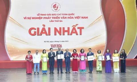 Giải Báo chí toàn quốc ‘Vì sự nghiệp phát triển Văn hóa Việt Nam’: Lan tỏa các giá trị tốt đẹp đến cộng đồng