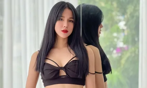 Diệp Lâm Anh diện mẫu áo bé tí, 'đốt mắt' người nhìn với chi tiết cực quyến rũ