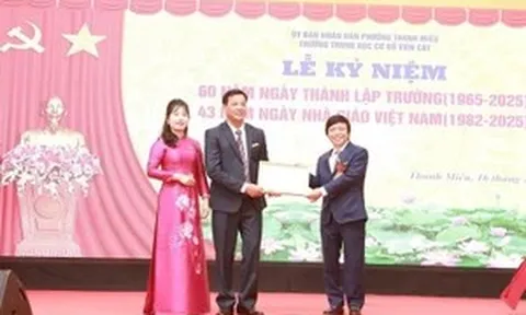 60 năm Trường THCS Tiên Cát tỏa sáng truyền thống, bứt phá tương lai