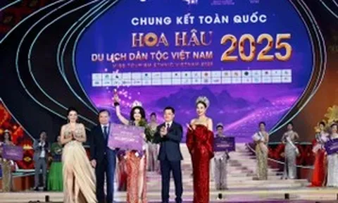 Trần Minh Phương đăng quang Hoa hậu Du lịch dân tộc Việt Nam 2025