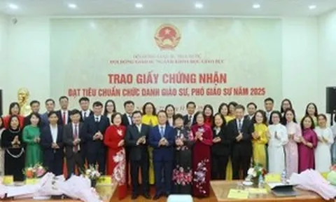 Vinh danh 31 Giáo sư, Phó Giáo sư ngành Khoa học giáo dục năm 2025