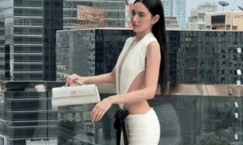 Nữ diễn viên quyến rũ bậc nhất showbiz diện váy khoét sâu, khoe sắc vóc rạng rỡ hậu đám cưới