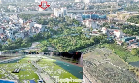 Hình hài khu depot tuyến metro Nam Thăng Long - Trần Hưng Đạo sau 1 tháng thi công