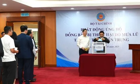 Bộ Tài chính phát động ủng hộ đồng bào miền Trung, Tây Nguyên