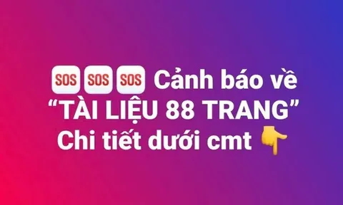 Công an cảnh báo khẩn về việc phát tán "tài liệu 88 trang" độc hại