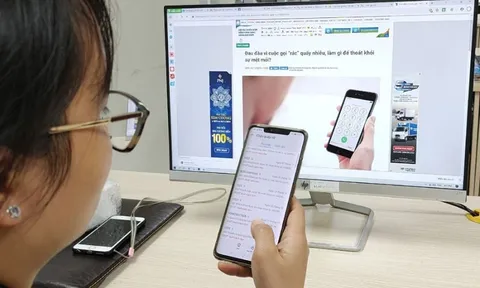 Sau khi chuyển khoản thành công hơn 3 tỷ đồng vào nhiều tài khoản ngân hàng khác nhau, người phụ nữ Hải Phòng đã phải báo công an