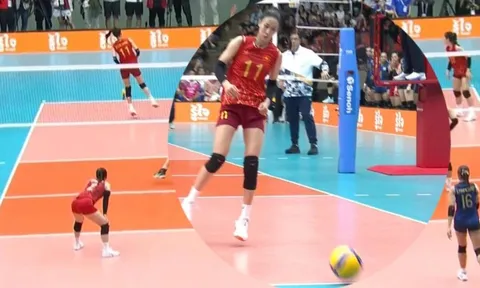 Pha bóng tranh cãi trong thất bại của bóng chuyền nữ Việt Nam