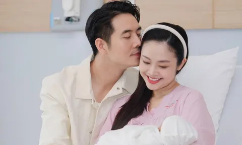 MC Thuỳ Linh tâm sự chuyện sinh con ở tuổi U40, vợ Công Lý nói vỏn vẹn 1 câu