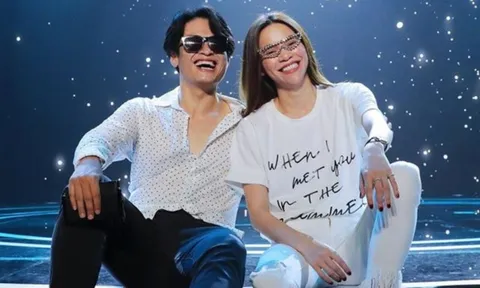 Clip Hồ Ngọc Hà và Hà Anh Tuấn tương tác ở hậu trường gây chú ý