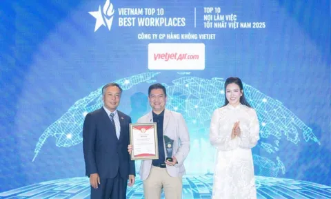 Vietjet góp mặt trong Top Nơi làm việc tốt nhất Việt Nam 2025