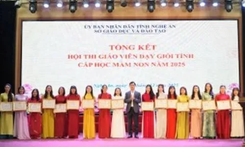 Sở GD&ĐT Nghệ An công nhận 356 giáo viên dạy giỏi tỉnh cấp mầm non