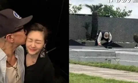 DJ Koo lặng lẽ dọn mộ Từ Hy Viên ngay ngày đầu năm mới