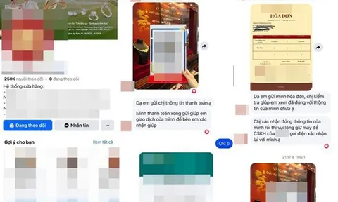 "Bay màu" 76,4 triệu trong tích tắc: Cảnh báo bẫy lừa mua vàng online qua fanpage tick xanh