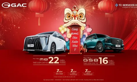 GAC Việt Nam khởi đầu năm mới với ngập tràn ưu đãi