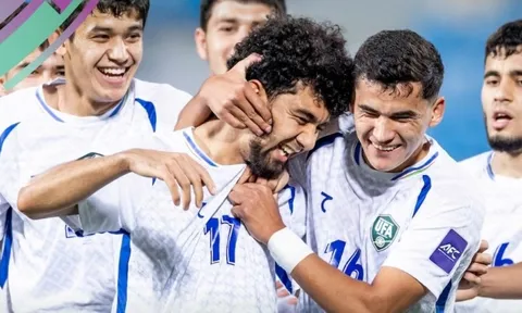 U23 Uzbekistan suýt trả giá vì chủ quan
