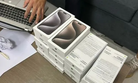 Hải quan thanh lý hàng nghìn chiếc iPhone là tang vật vi phạm hành chính, giá trung bình 800.000 đồng/chiếc
