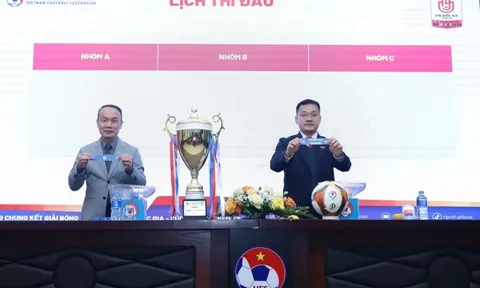 Bốc thăm chia bảng VCK U19 Quốc gia 2025/26