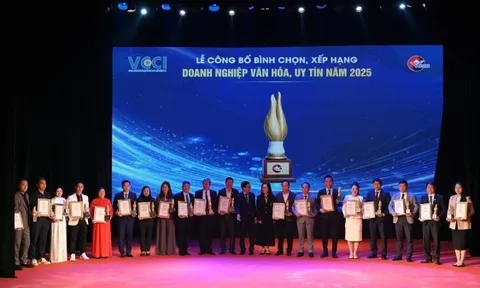 Tôn vinh 68 doanh nghiệp văn hóa, uy tín năm 2025