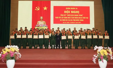 Quân đoàn 34 hoàn thành xây dựng 80 căn nhà cho nhân dân tỉnh Gia Lai và Đắk Lắk