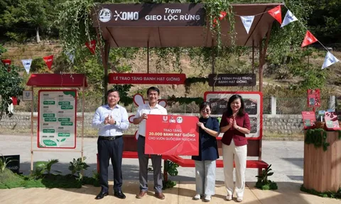 Tiếp nối hành trình Vì một Việt Nam xanh: OMO Trao tặng 20.000 banh hạt giống cho Vườn quốc gia Núi Chúa