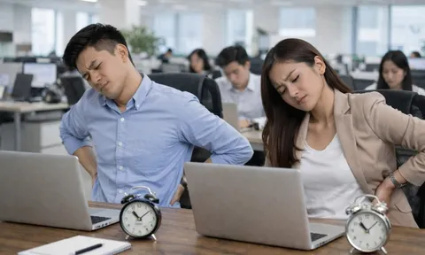 Ngồi văn phòng 10 tiếng/ngày, nhiều người 30 tuổi đã thoát vị đĩa đệm 3