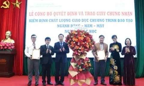 Trường Y Dược - ĐH Đà Nẵng có thêm 2 CTĐT đạt kiểm định chất lượng giáo dục