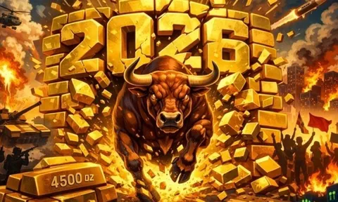 Giá vàng hôm nay 24/1/2026 tăng vượt mức 'khó đạt tới', không phải do may mắn, mục tiêu giá năm 2026 là 5.400 USD