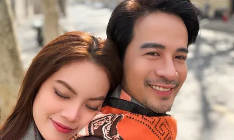 Đoàn Minh Tài và vợ kém 16 tuổi tình tứ sau 1 tháng đám cưới