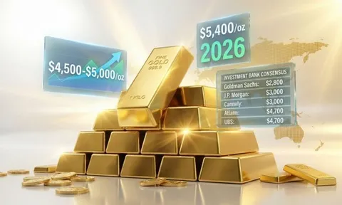 Giá vàng hôm nay 27/1/2026 thế giới vượt 5.000 USD, 'thước đo nỗi sợ' của thị trường, trong nước vàng chạm mốc 177 triệu đồng/lượng