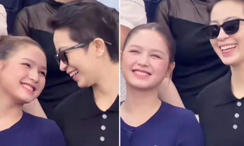 Bắt trọn khoảnh khắc tình tứ của Xoài Non và Gil Lê