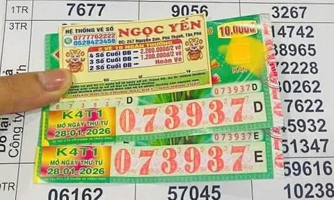 Xổ số miền Nam: Đại lý ở TPHCM và Tây Ninh đang tìm người trúng độc đắc 24 tờ vé số
