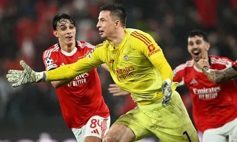 Thủ môn Benfica tạo cơn sốt ở Champions League