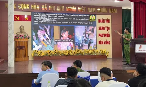 Công an mời đại diện ngân hàng, tiệm vàng đến tuyên truyền chống trộm cướp, lừa đảo