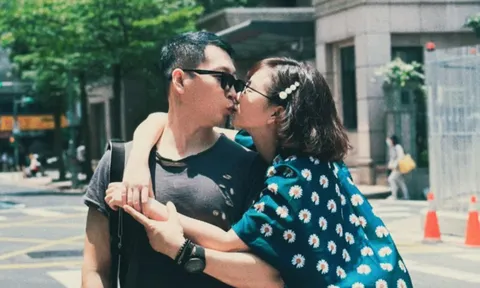 Hương Giang tình tứ bên chồng hơn 11 tuổi