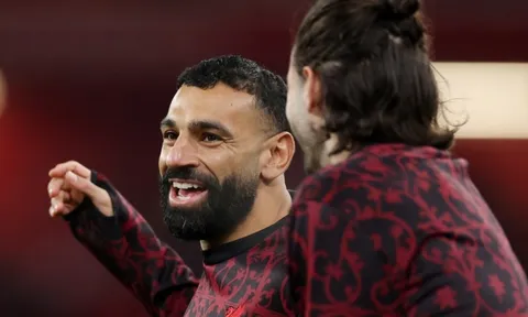 Salah lập hai kỷ lục trong một trận