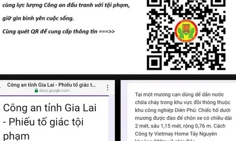 Cách mới để cung cấp thông tin về vụ cướp ngân hàng ở Gia Lai