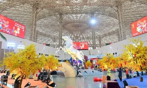 Sẵn sàng cho ngày khai mạc Hội chợ mùa Xuân lần thứ nhất năm 2026