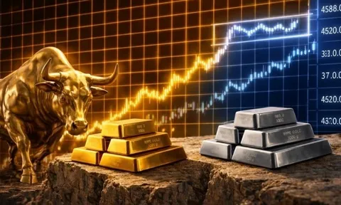 Giá vàng hôm nay 5/2/2026 'chớp mắt' lại vượt trên 5.000 USD, cú đảo chiều ngoạn mục, kim loại quý vẫn trên đường tiến tới đích mới?