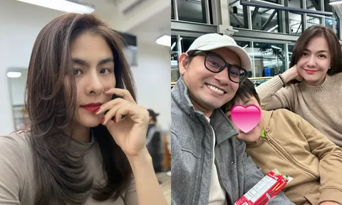 Vân Trang phản ứng khi vợ chồng Huỳnh Đông về Việt Nam ăn Tết