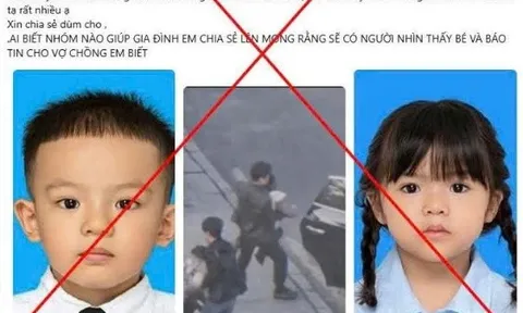 Bác tin "2 trẻ em bị bắt cóc tại khu vực Times City"