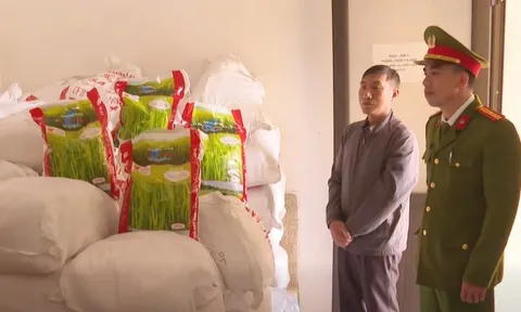 Khởi tố đối tượng sản xuất, buôn bán gạo giả nhãn hiệu